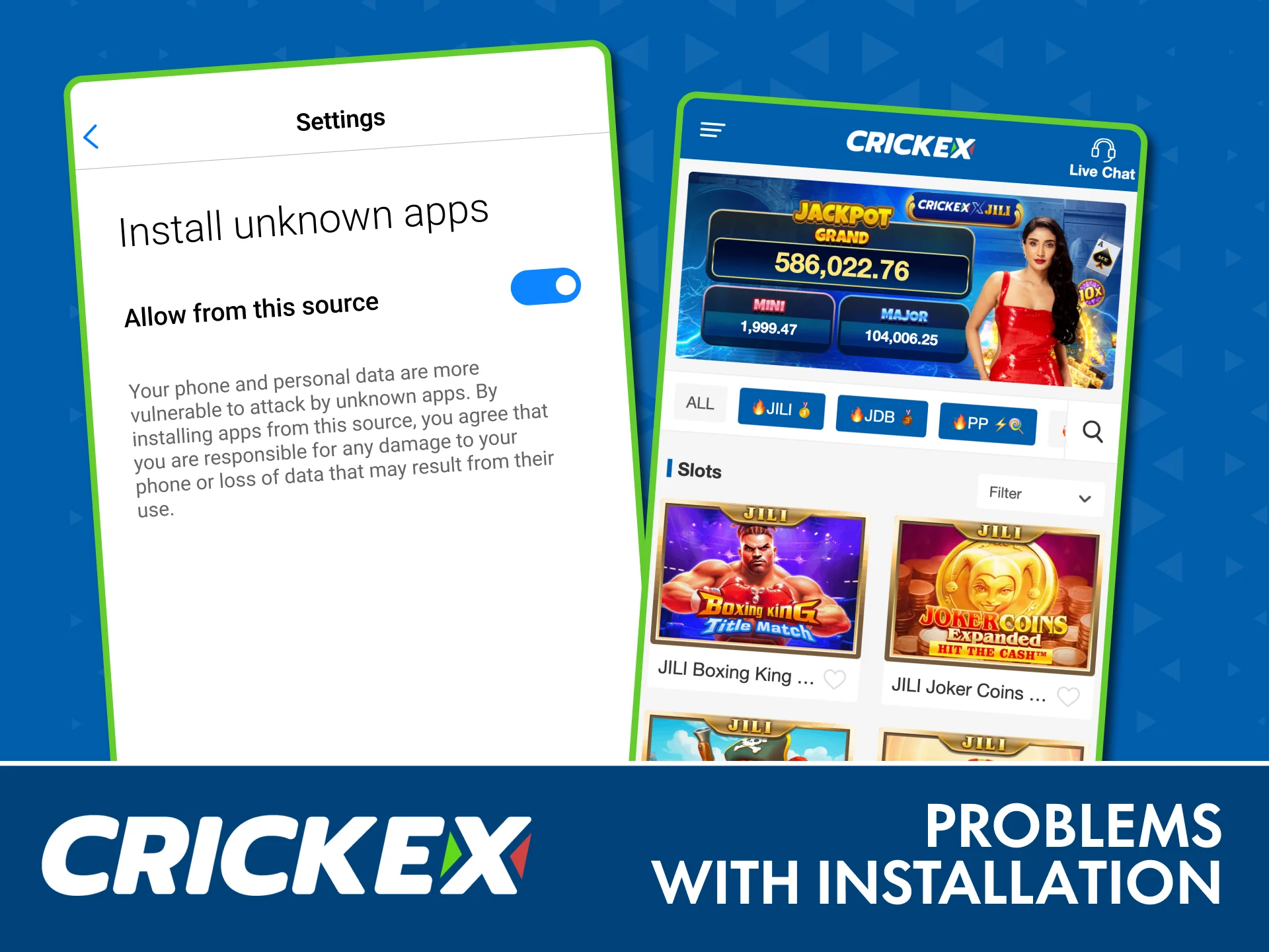 Fix Crickex app installation issues quickly and start betting without delays.