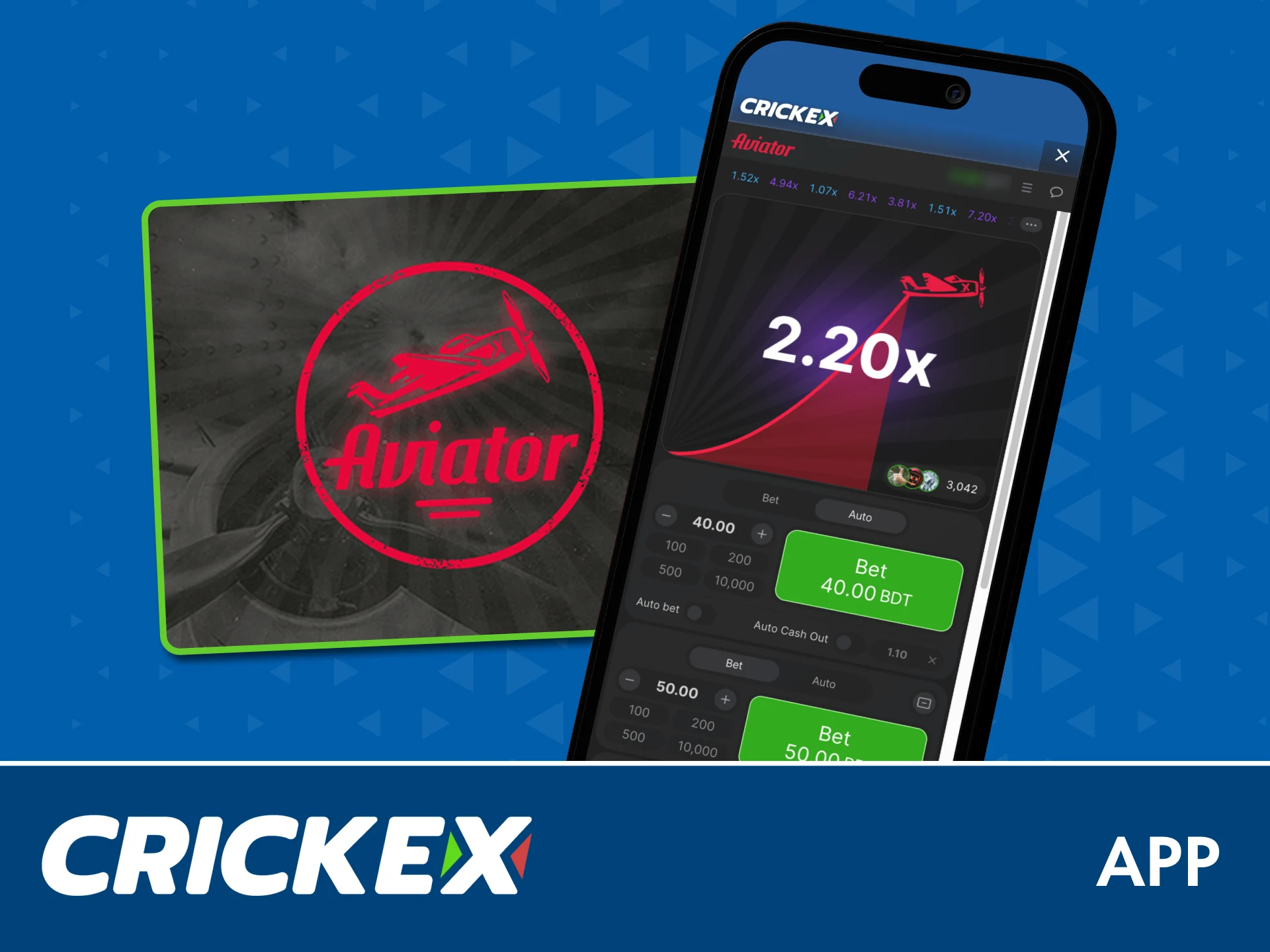 Play Aviator on the Crickex app and enjoy smooth mobile gameplay anywhere.